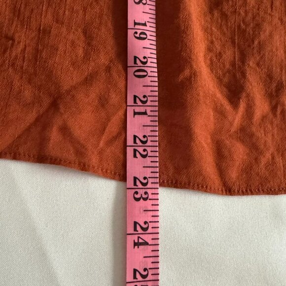 NANETTE Nanette Lepore Gingerbread Long Sleeve Blouse Size Small Casual Top Poly - Picture 12 of 12